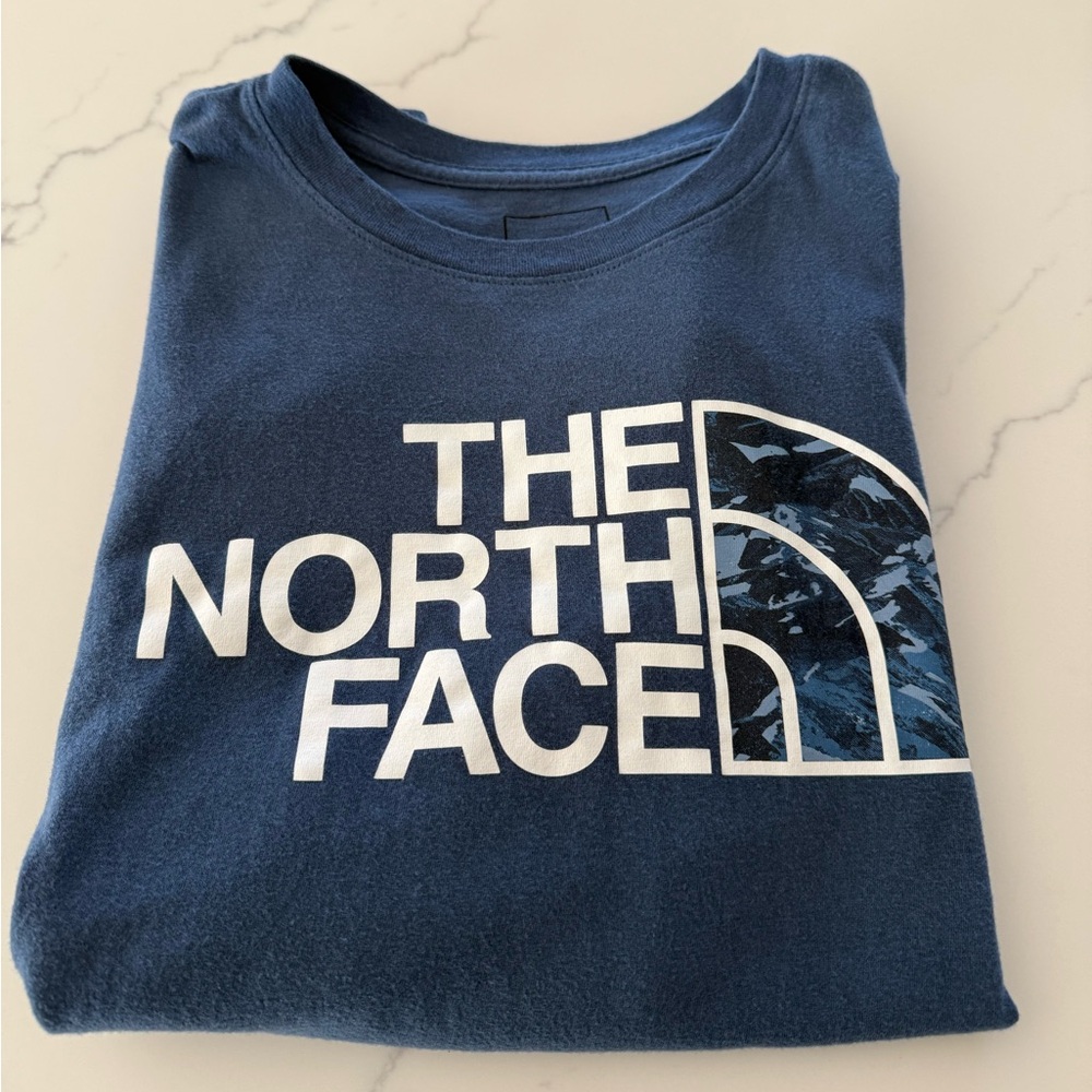 The North Face Navy Logo Tee